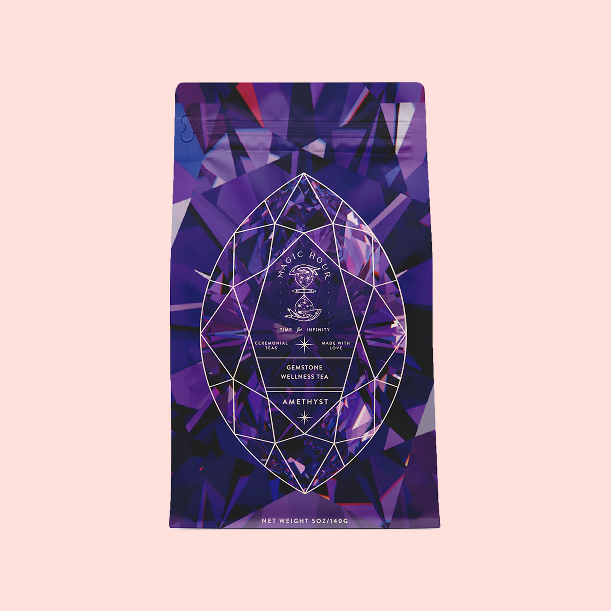 Amethyst: Strawberry-Passionfruit Gemstone Wellness Tea - Image 3