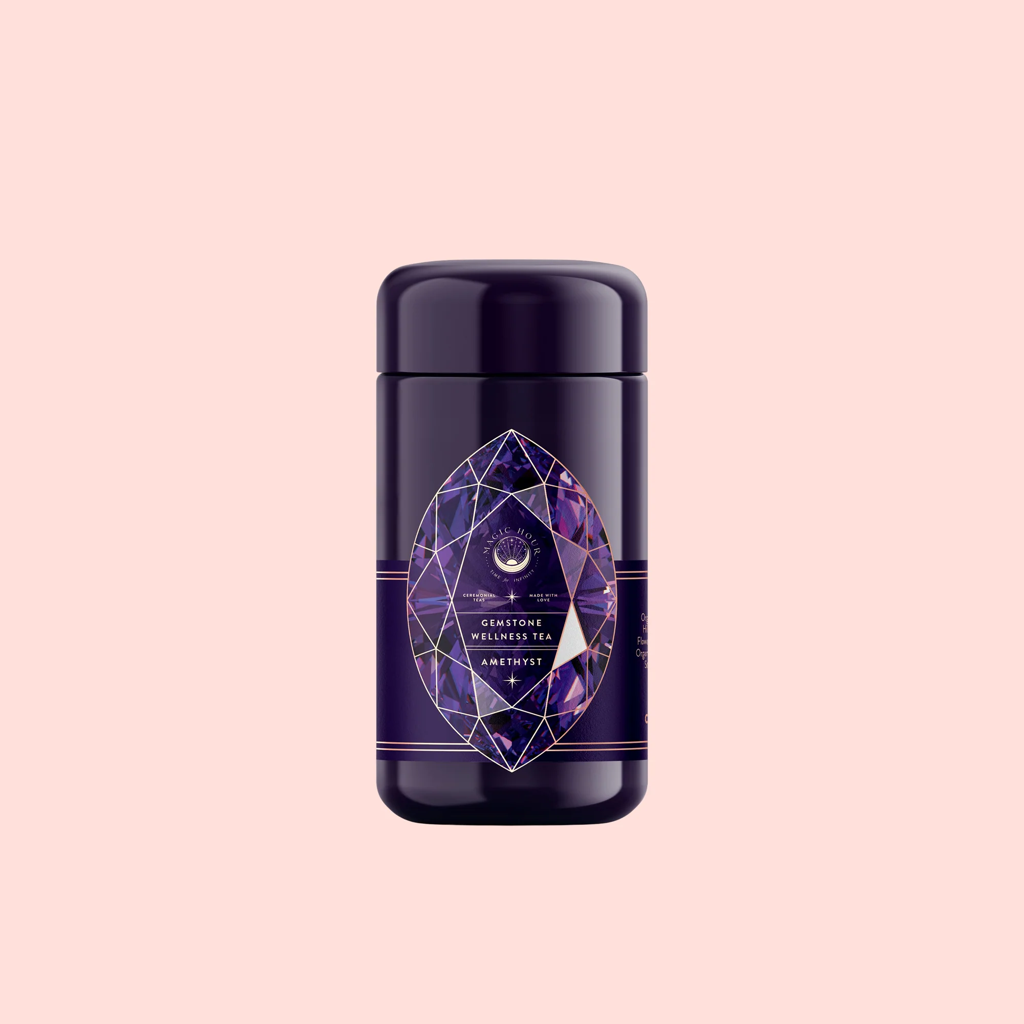 Amethyst: Strawberry-Passionfruit Gemstone Wellness Tea - Image 7