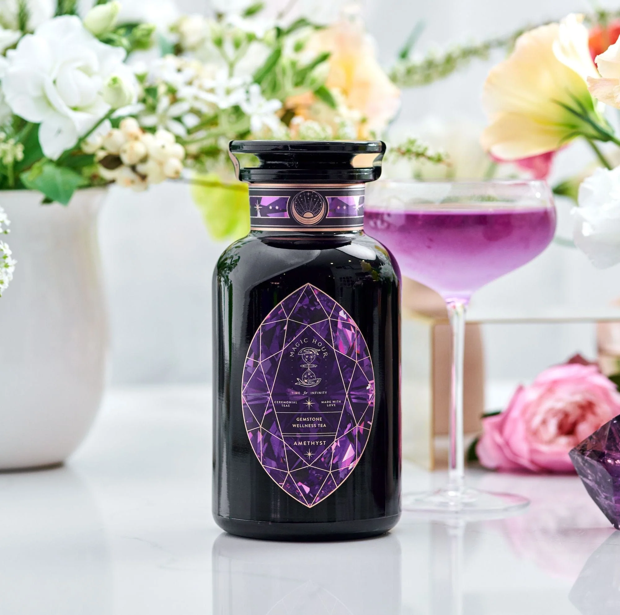 Amethyst: Strawberry-Passionfruit Gemstone Wellness Tea - Image 5