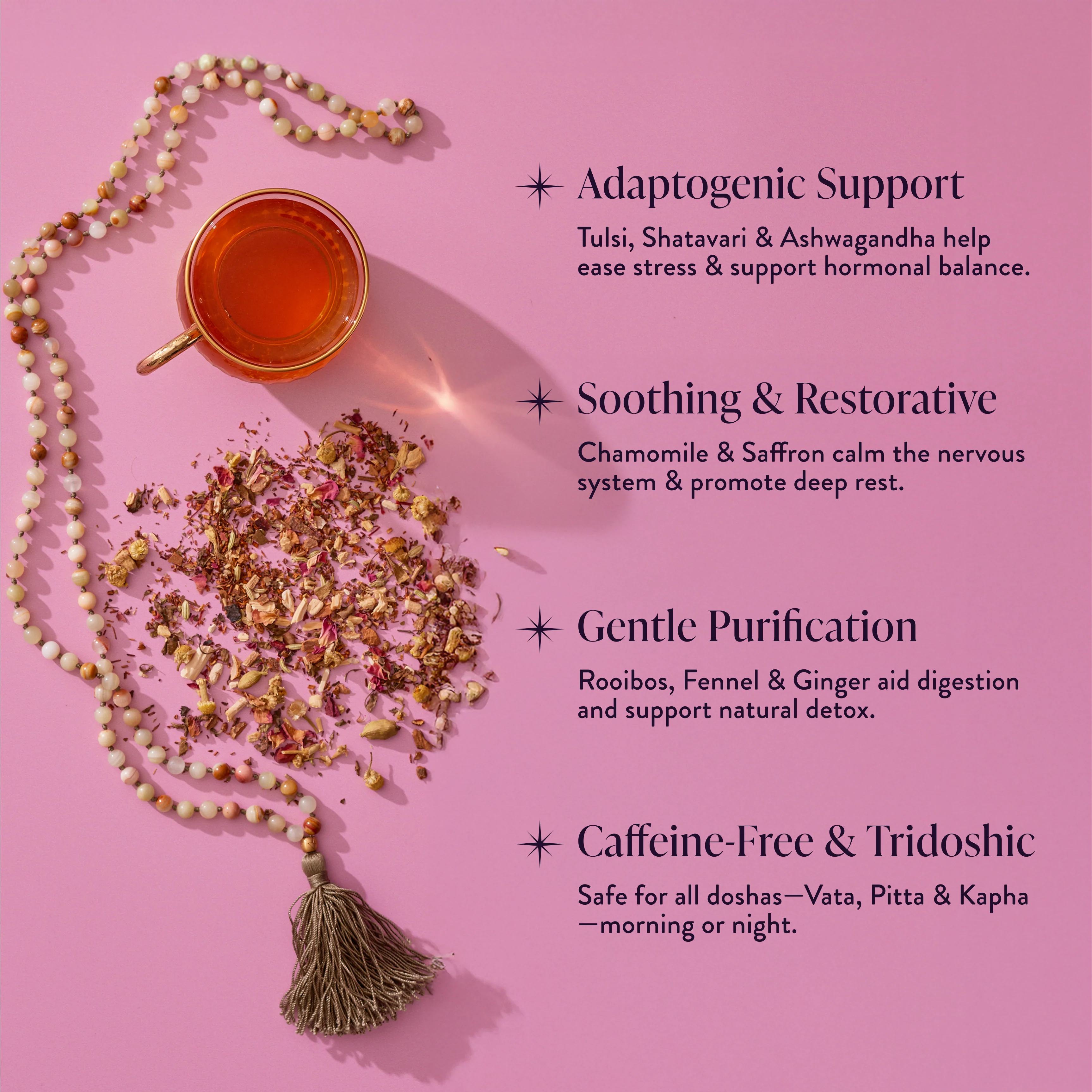 Restful Evening Chai: Dosha Balancing Saffron Spice Tea - Image 2