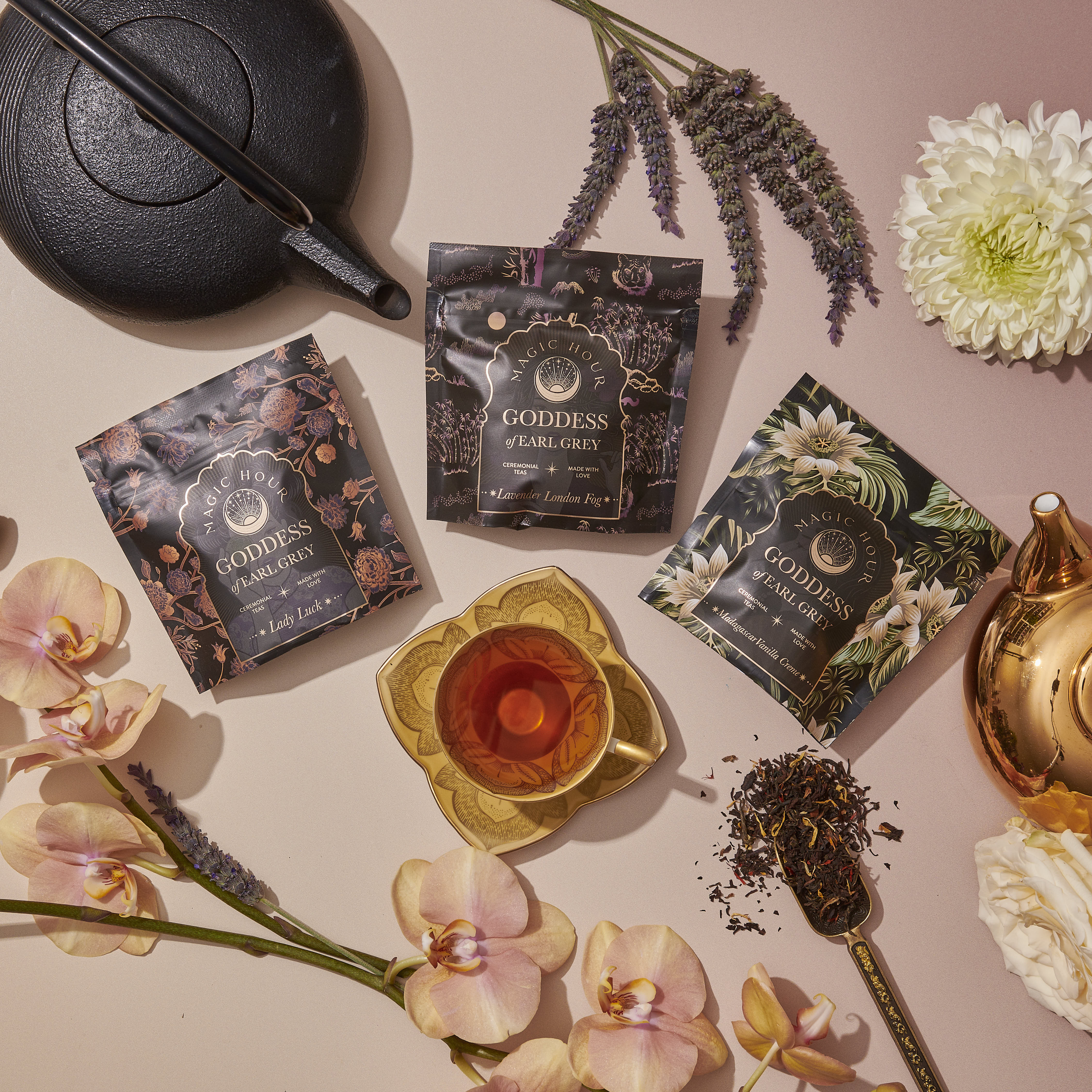 Goddess of Earl: Madagascar Vanilla Creme Tea for Soothing Delight & Delicious Decadence - Image 8