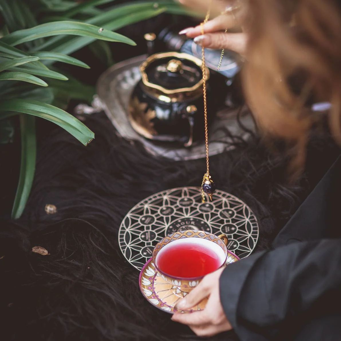 Crystal Grid: Flower of Life Tea Ceremony Altar - Image 3